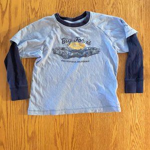 Boy's Sz 3T Lucky Brand Blue Long Sleeve Shirt